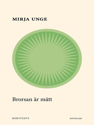 cover image of Brorsan är mätt